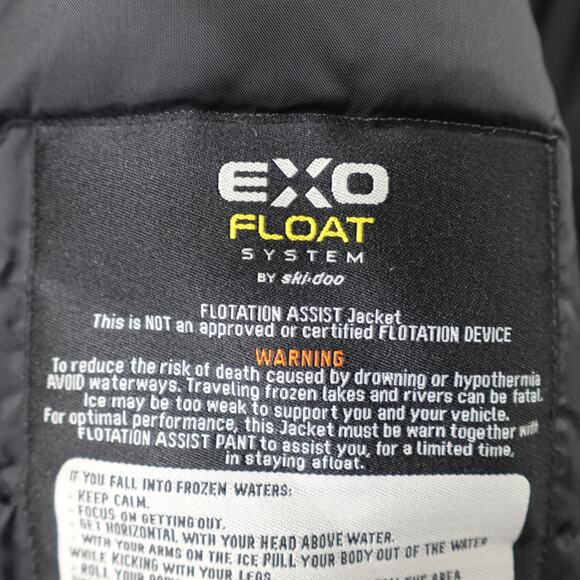 Ski-Doo Men's Vasa X Team Edition Snowmobile Jacket Black - XL - Picture 11 of 16